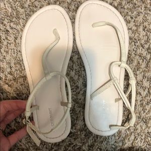 White old navy sandals
